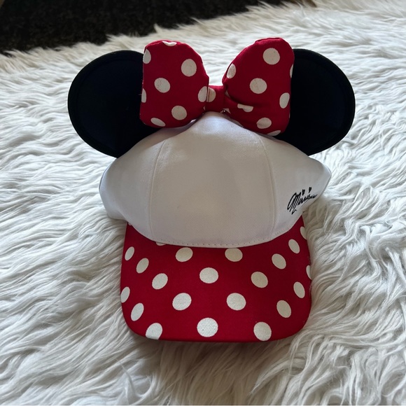 Disney Mini Mouse Hat for Girls with Red Bow - Picture 6 of 6
